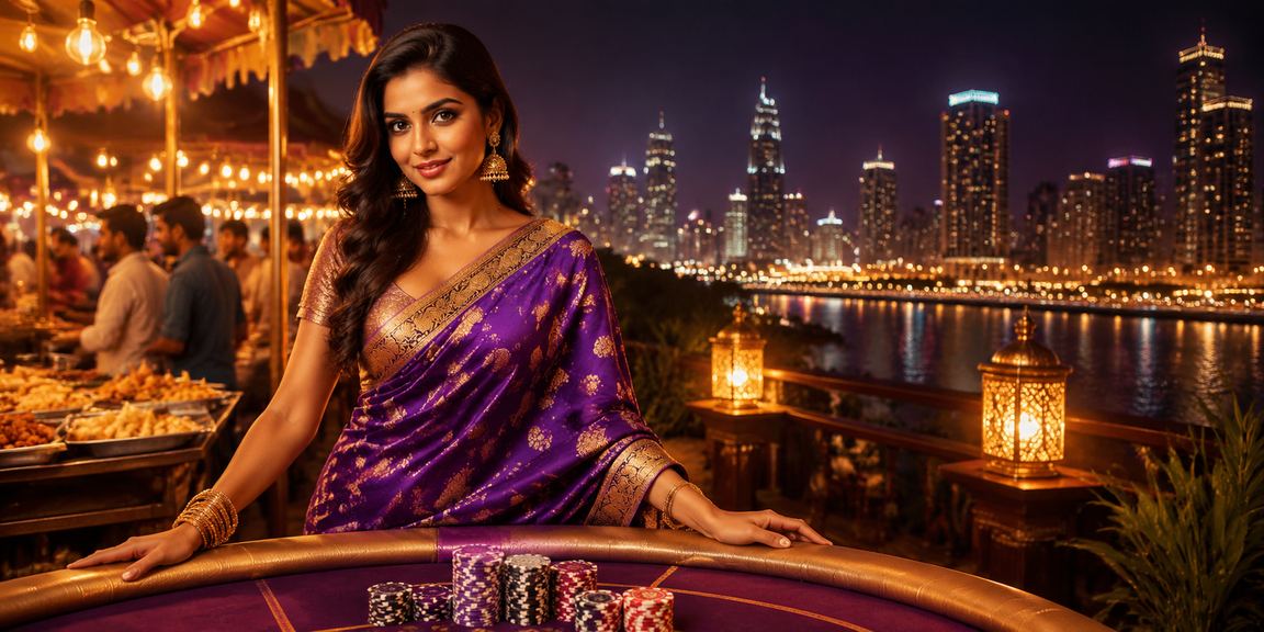 Mumbai Bandra at night showcasing vibrant casino and bonus offers